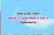 Bài 6.22 SGK Toán 6 tập 2 Kết nối tri thức